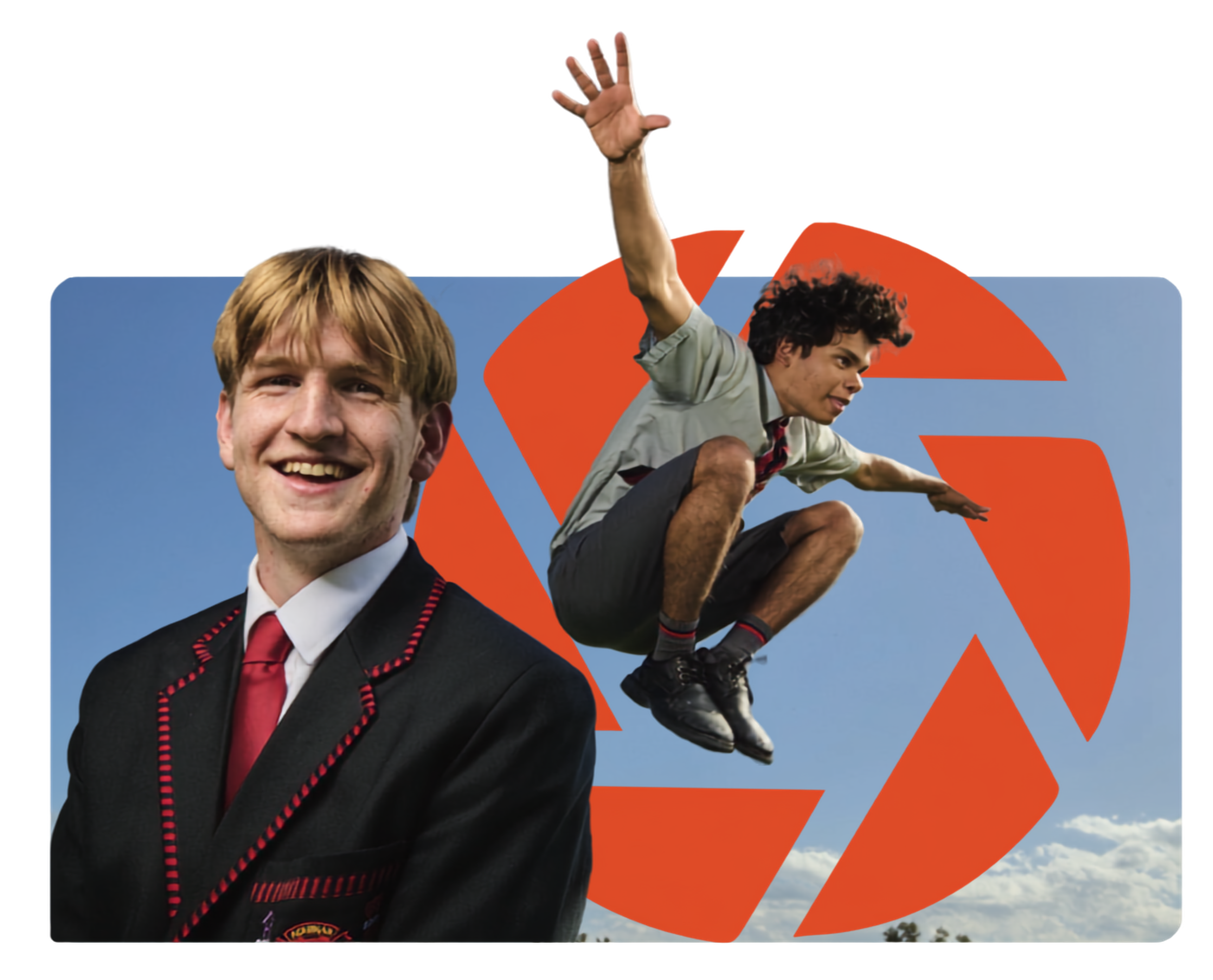 School logo animation example